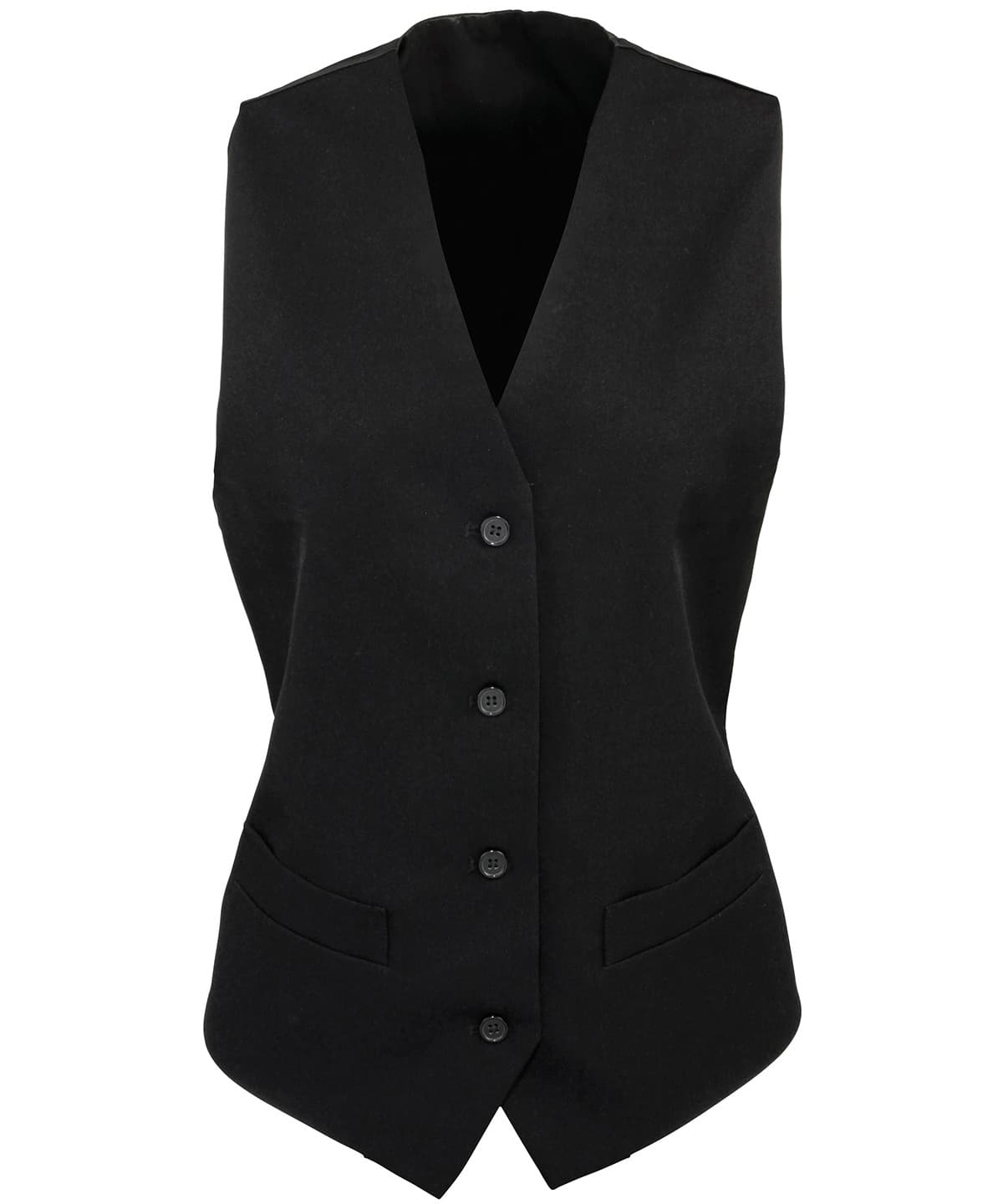 Women's lined polyester waistcoat — Size 2XL, Colour Black