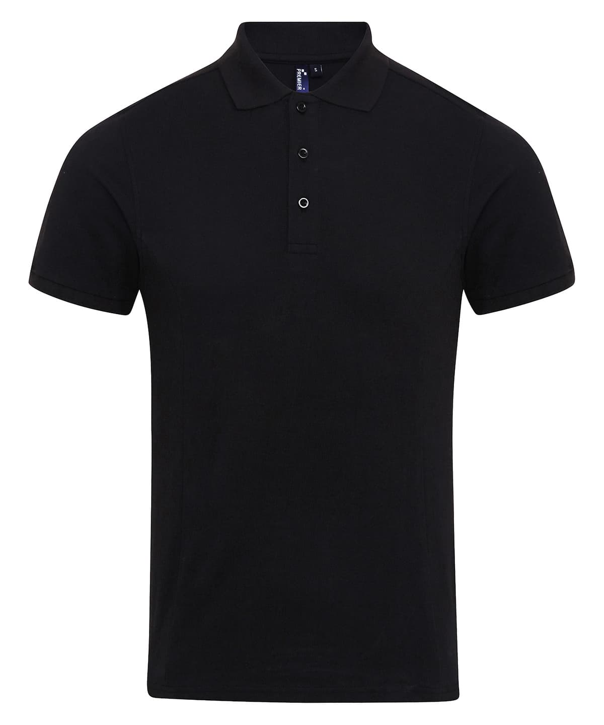 Coolchecker® plus piqué polo — Size 2XL, Colour Black*