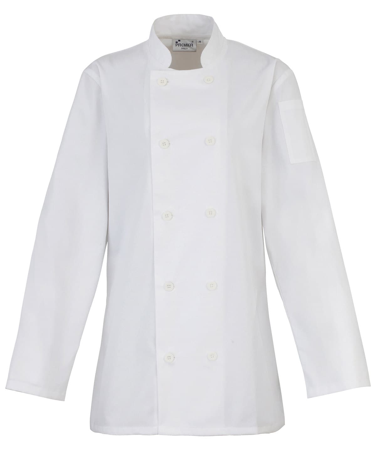 Women's long sleeve chef's jacket — Size 2XL, Colour White