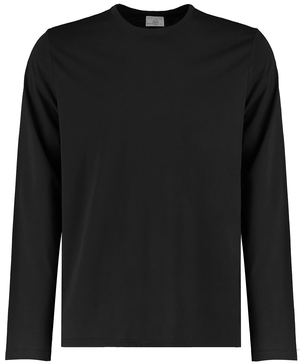 Long sleeve Superwash® 60°C tee (fashion fit) — Size 2XL, Colour Black