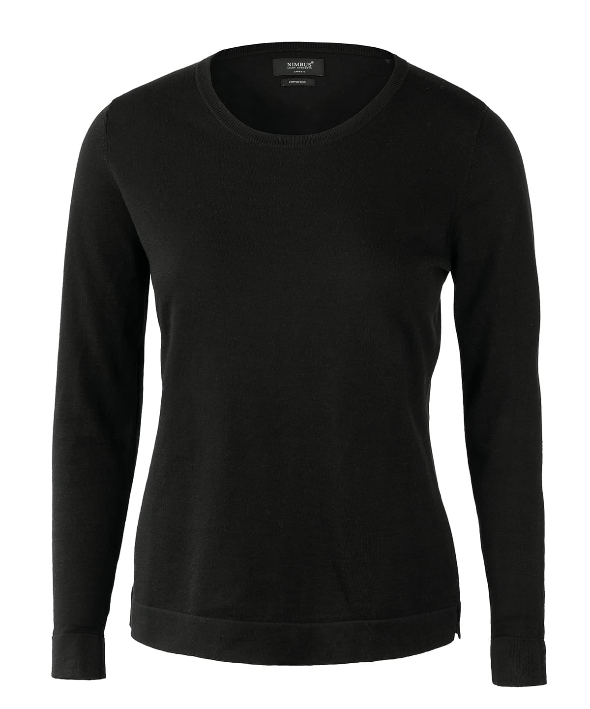 Women’s Brighton – elegant round neck — Size 2XL, Colour Black