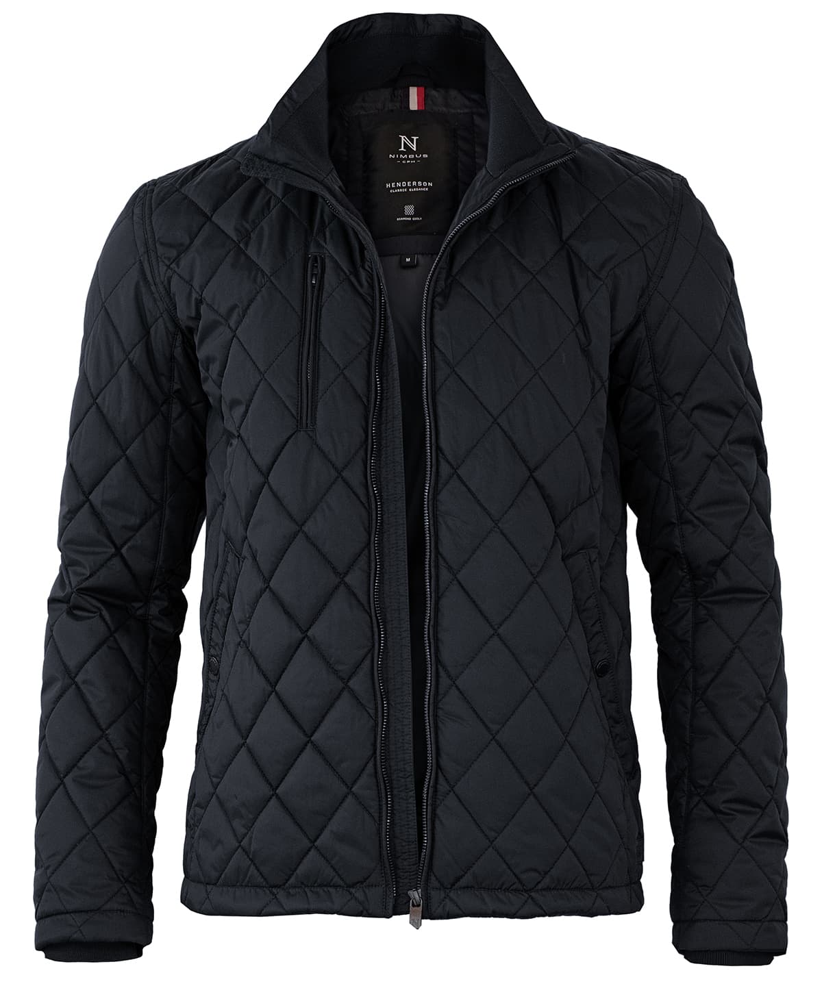 Henderson – stylish diamond quilted jacket — Size 2XL, Colour Midnight Blue