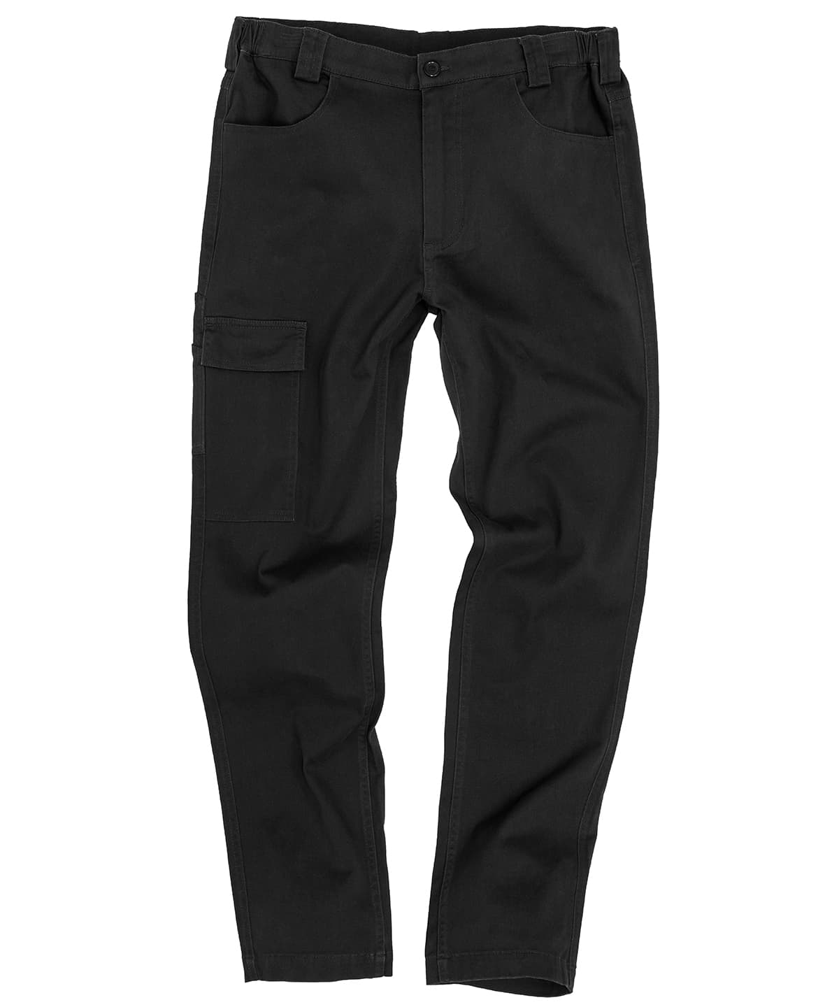 Super-stretch slim chino — Size 2XLR, Colour Black