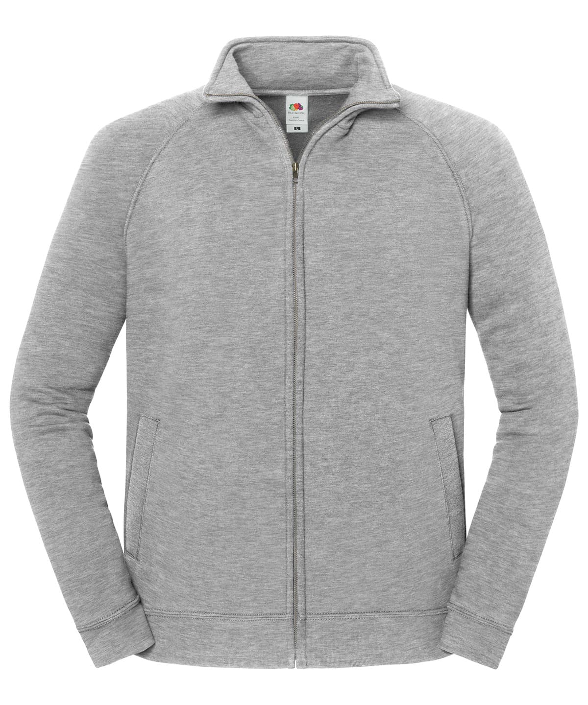 Iconic premium sweat jacket — Size 2XL, Colour Athletic Heather*