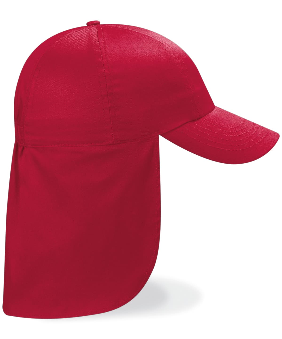 Junior legionnaire-style cap — Size One Size, Colour Classic Red