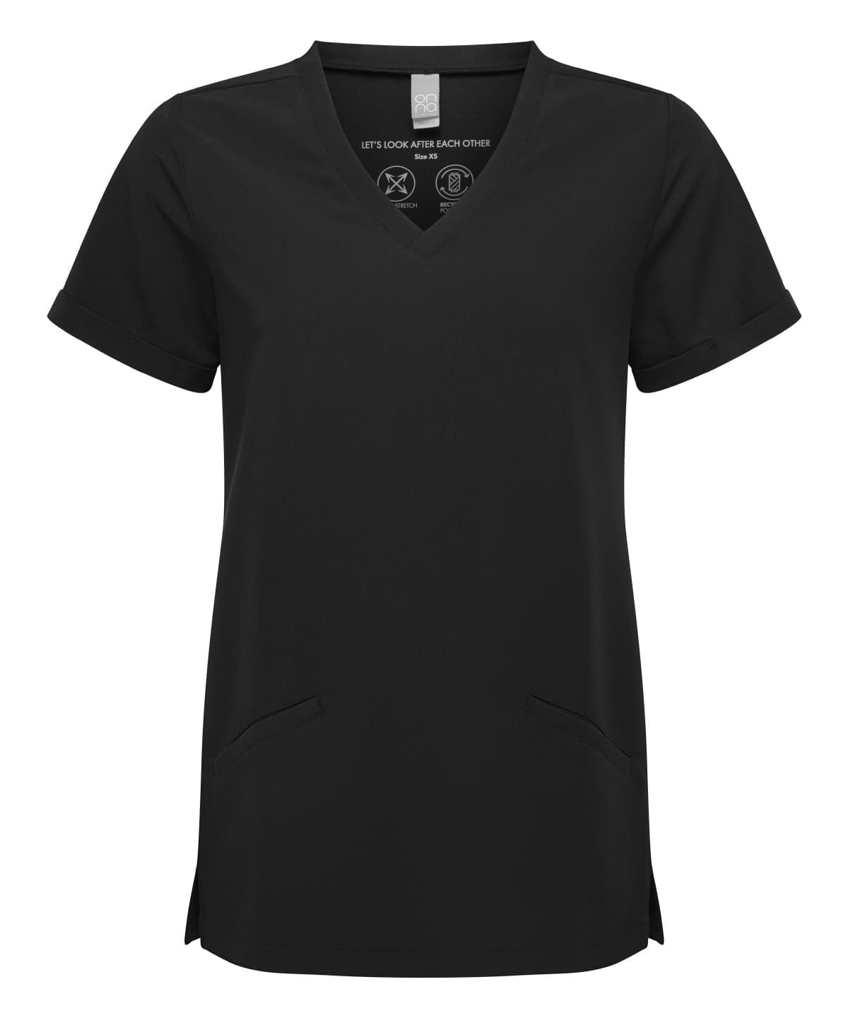 Women’s Invincible Onna-stretch tunic — Size 2XL, Colour Black