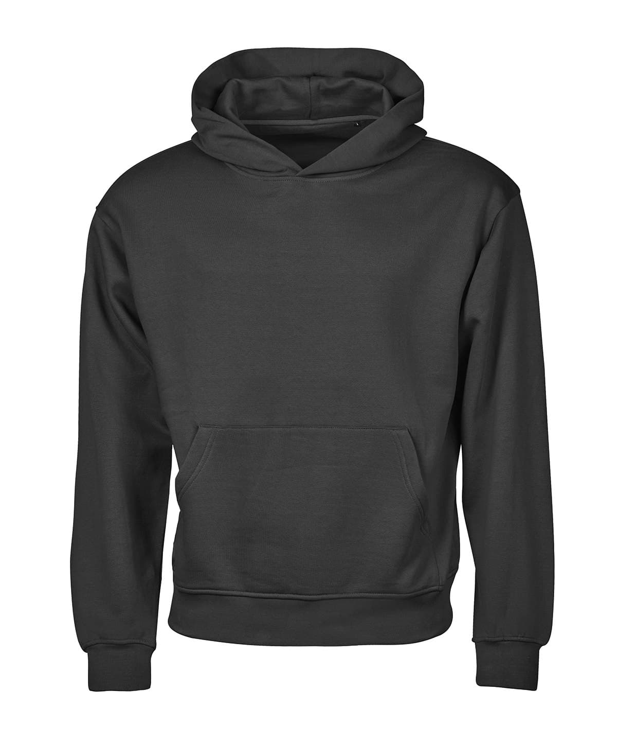 UNLABELED heavy loose-fit hooded sweatshirt (5162) — Size 2XL, Colour Black
