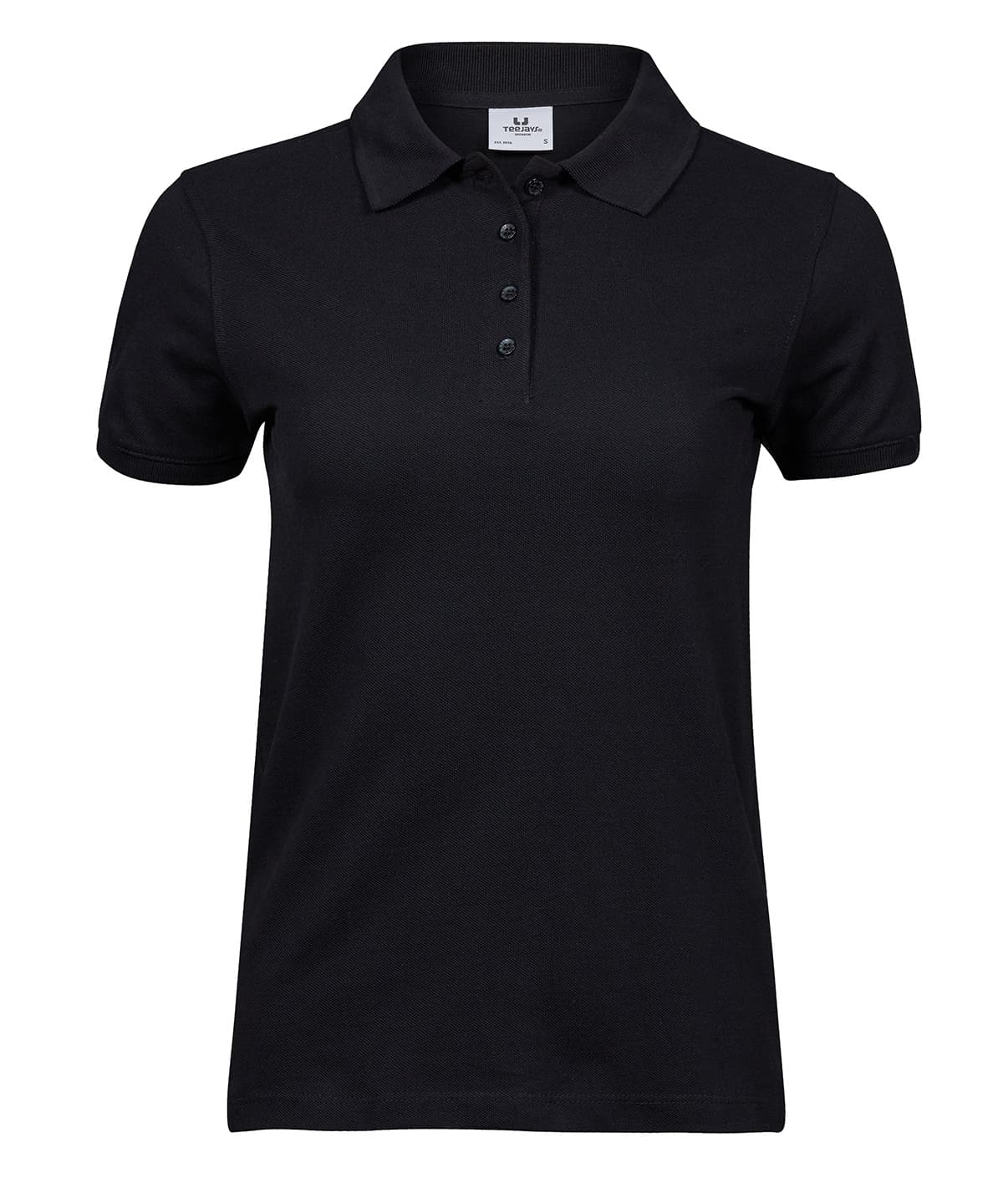 Women’s heavy polo (1401) — Size 2XL, Colour Black