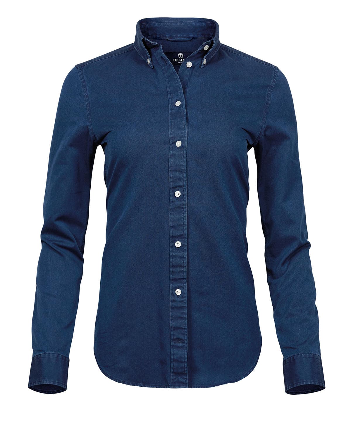 Women’s casual twill shirt (4003) — Size 2XL, Colour Indigo