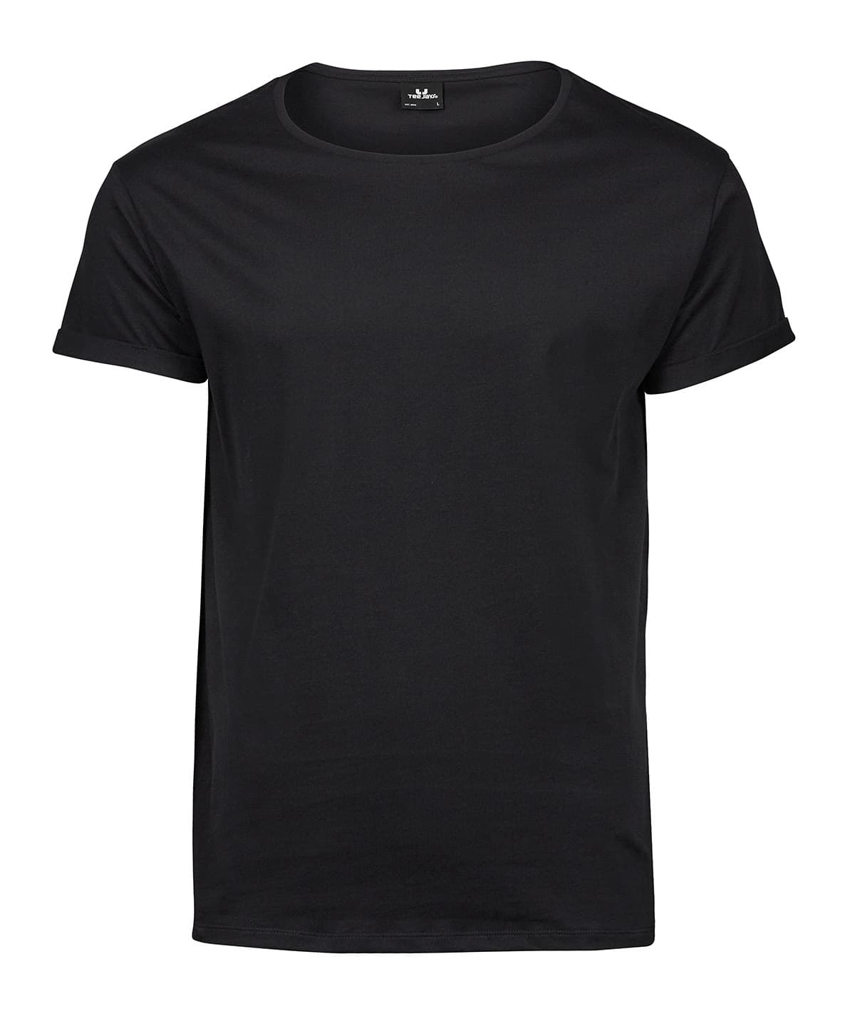 Roll-up tee (5062) — Size 2XL, Colour Black