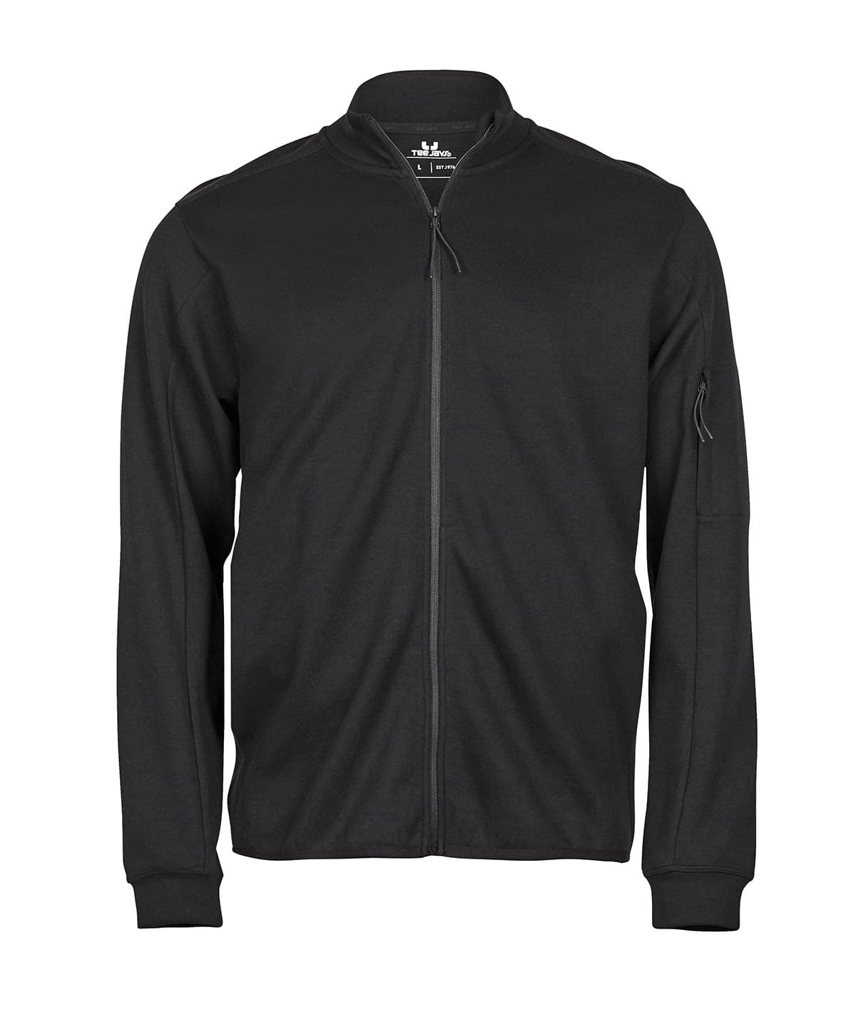 Athletic full-zip sweatshirt (5704) — Size 2XL, Colour Black
