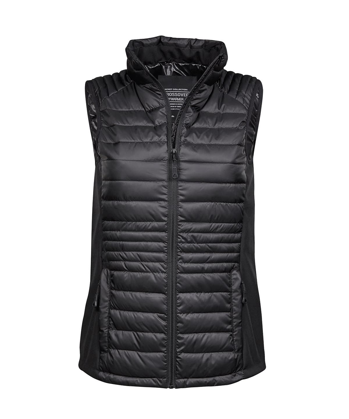 Women’s crossover bodywarmer (9625) — Size 2XL, Colour Black/Black/Black