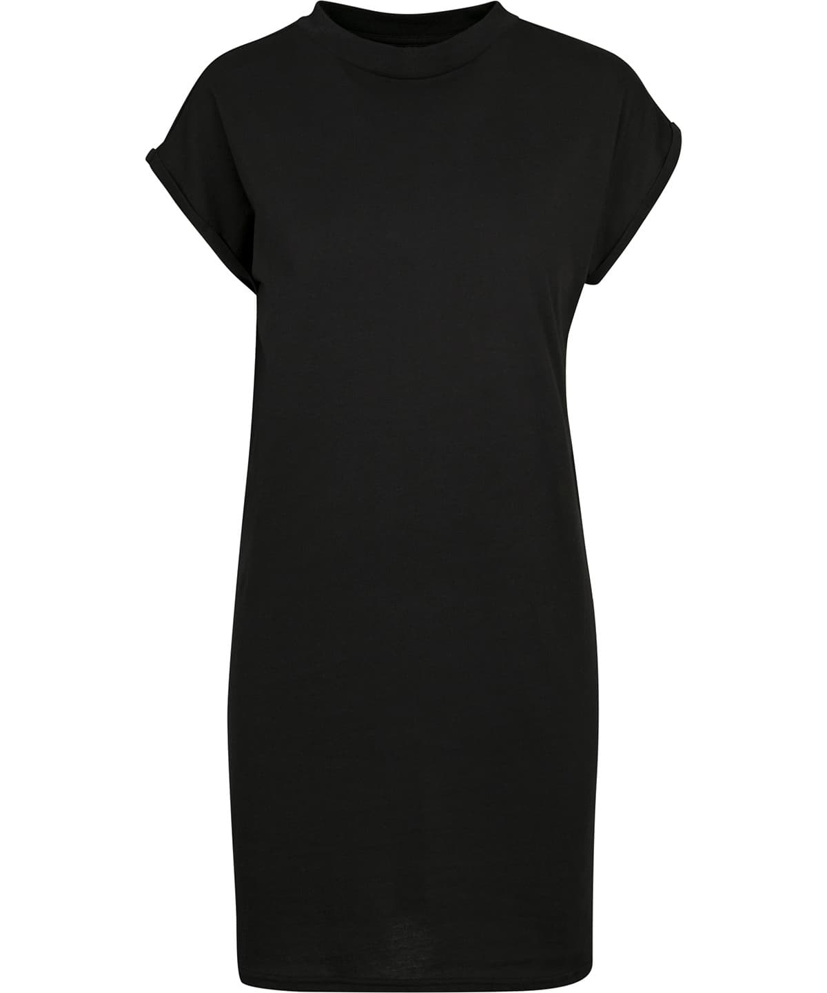 Women’s extended shoulder dress — Size 2XL, Colour Black