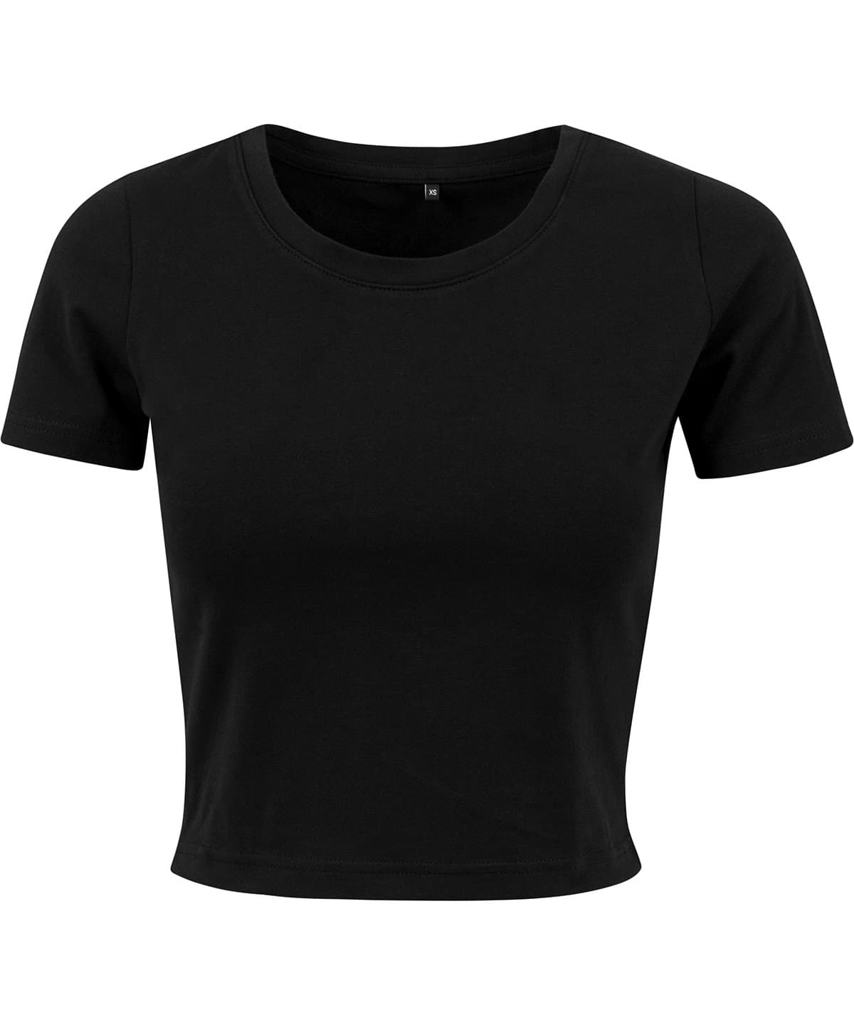 Women’s cropped tee — Size 2XL, Colour Black