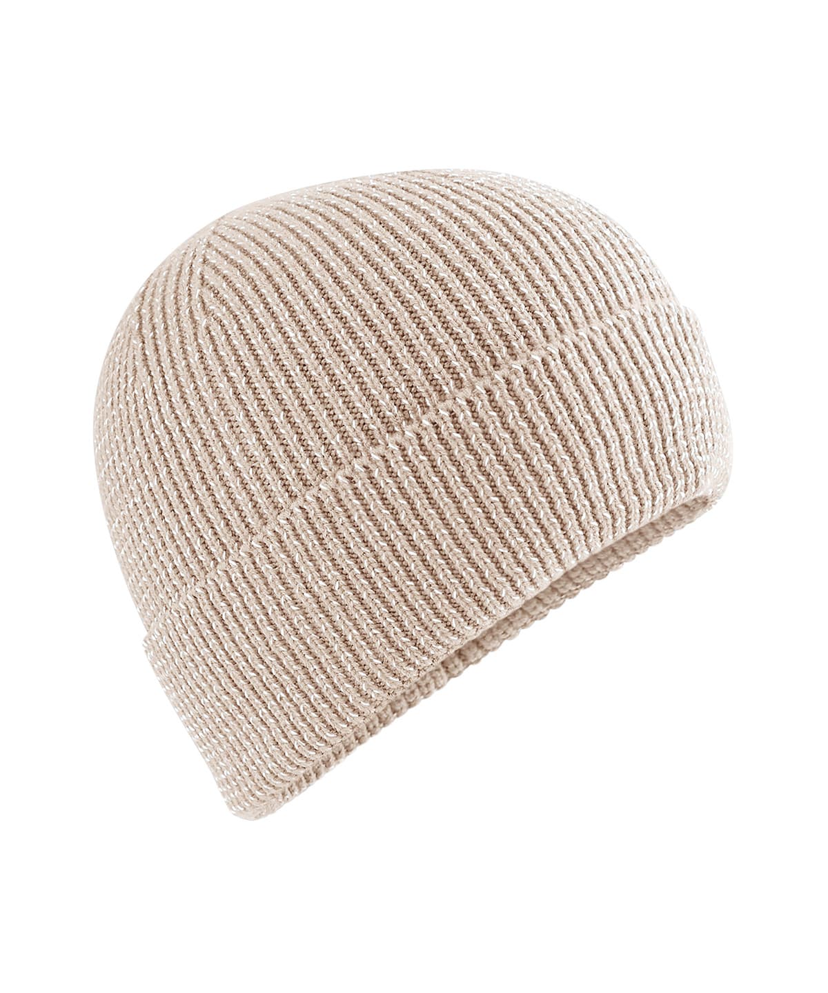 Streetlite reflective beanie — Size One size, Colour Almond