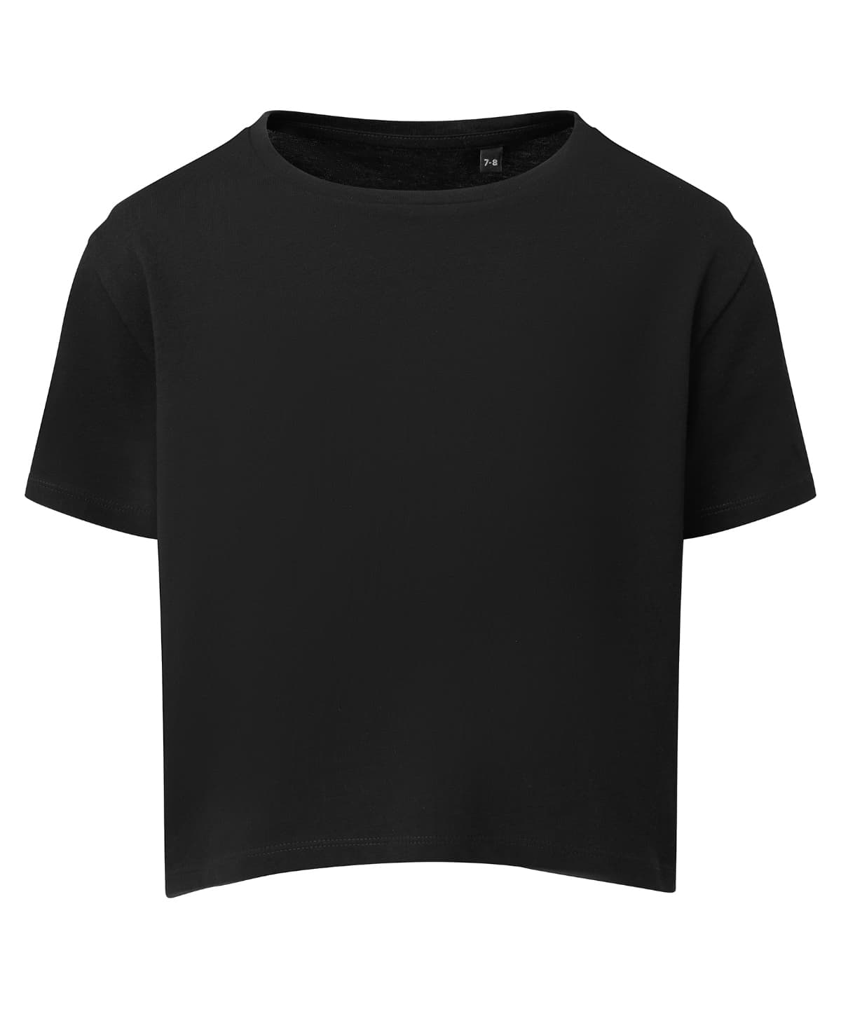 Kids TriDri® boxy tee — Size 12/13, Colour Black