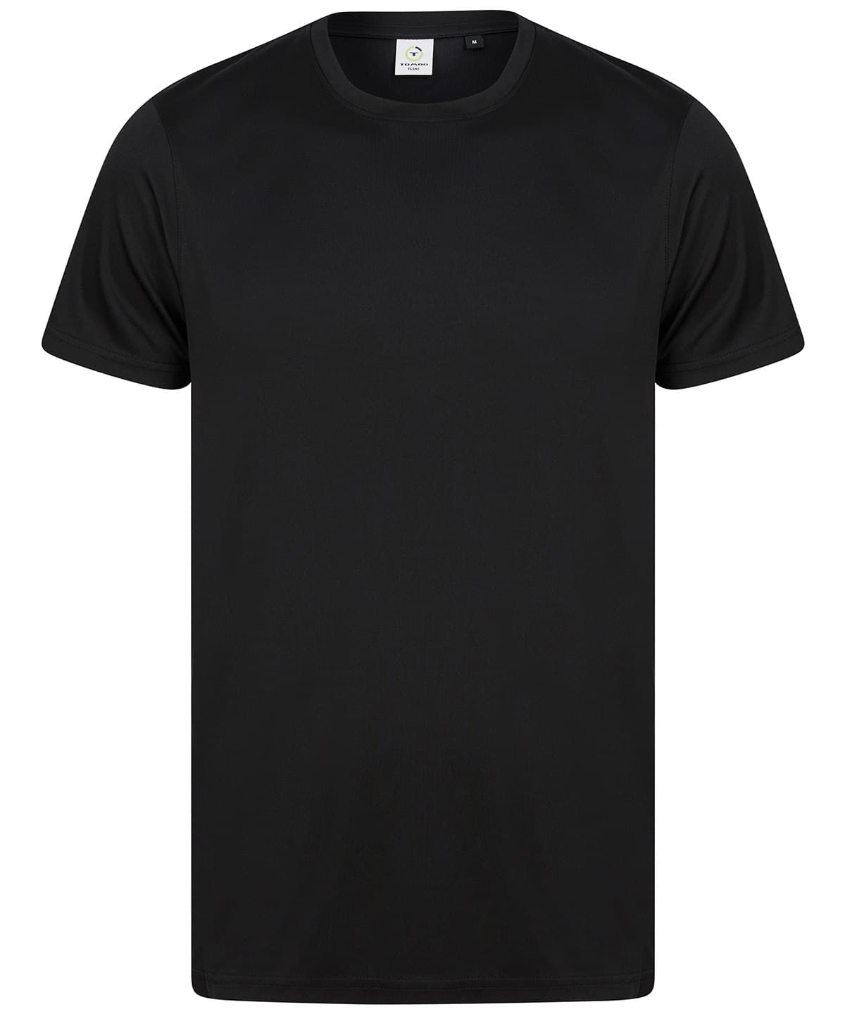 Recycled performance T — Size 2XL, Colour Black