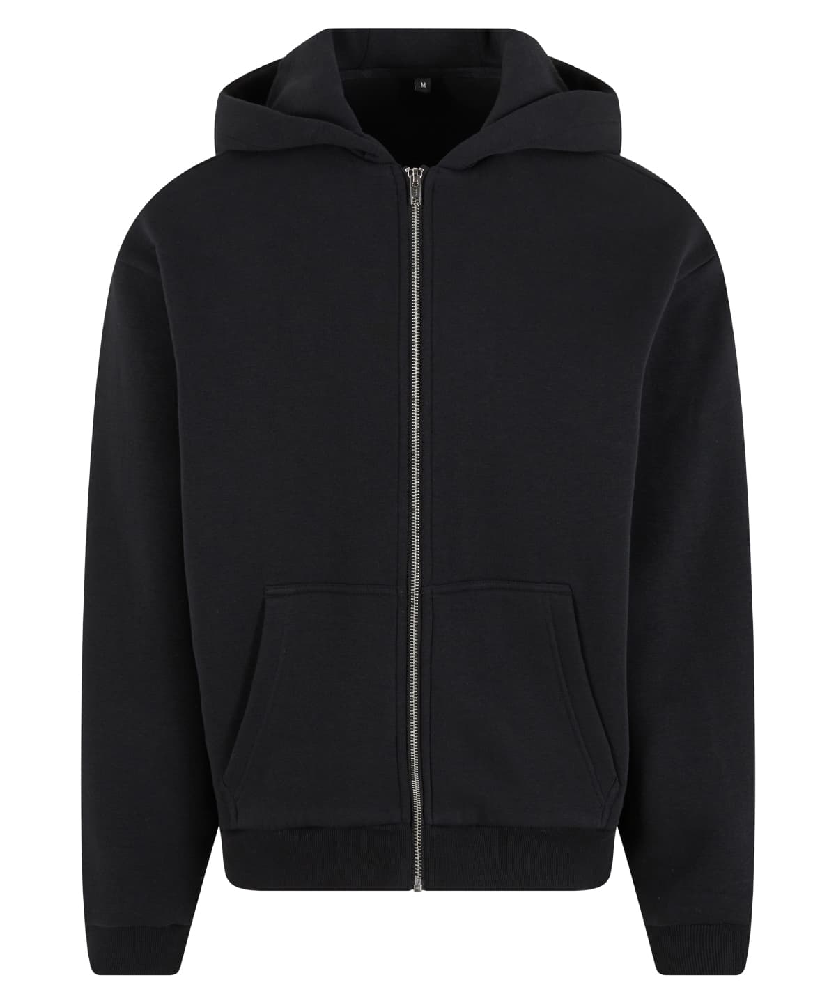 Fluffy zip hoodie — Size 2XL, Colour Black