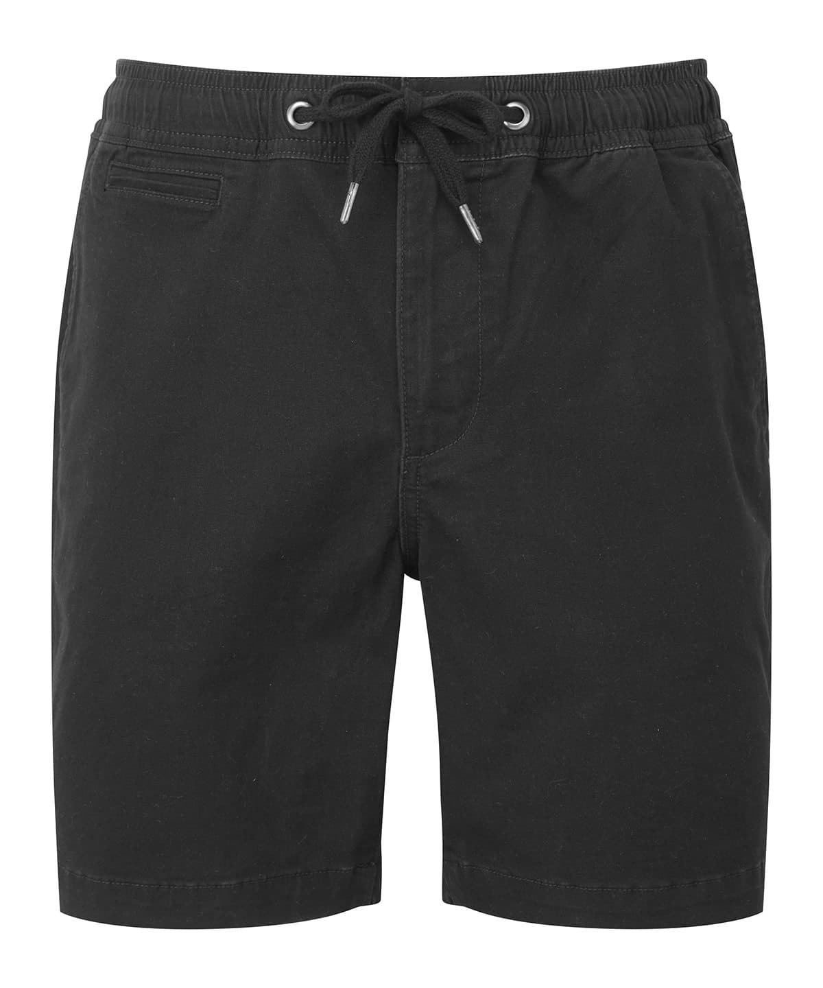Men’s drawstring chino shorts — Size 2XL, Colour Black