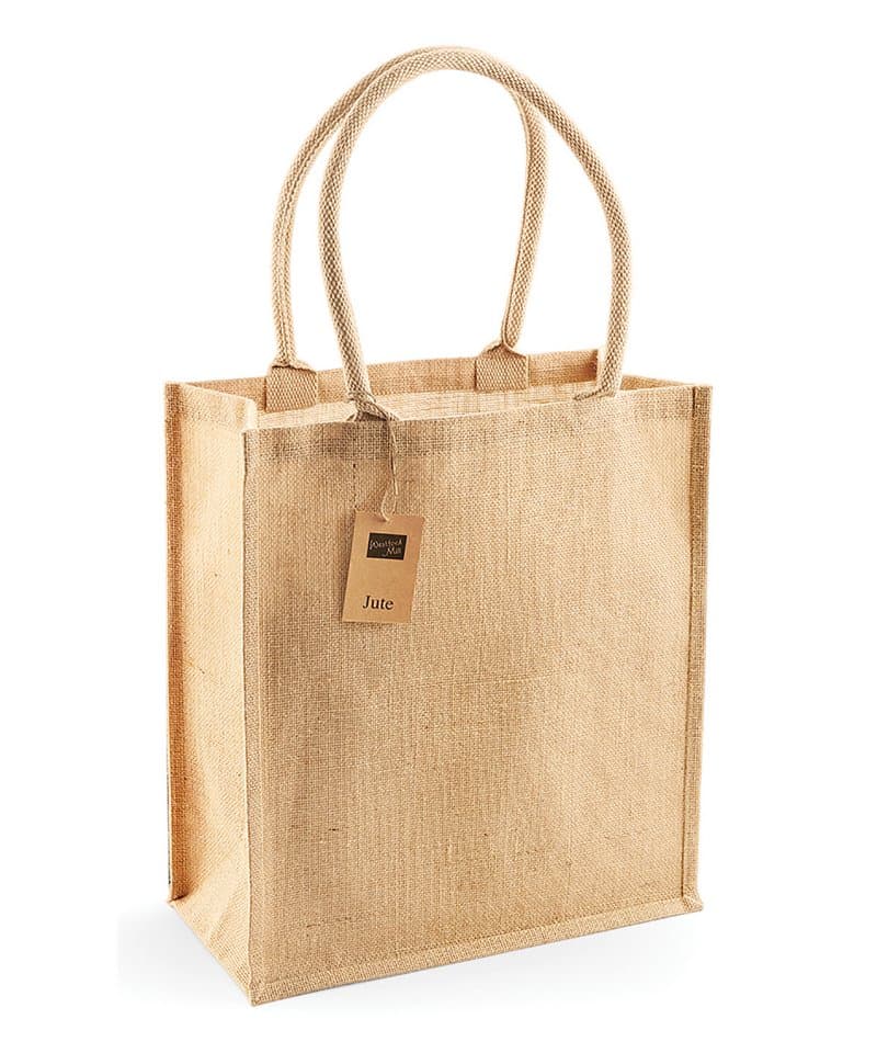 Jute boutique shopper — Size One Size, Colour Natural