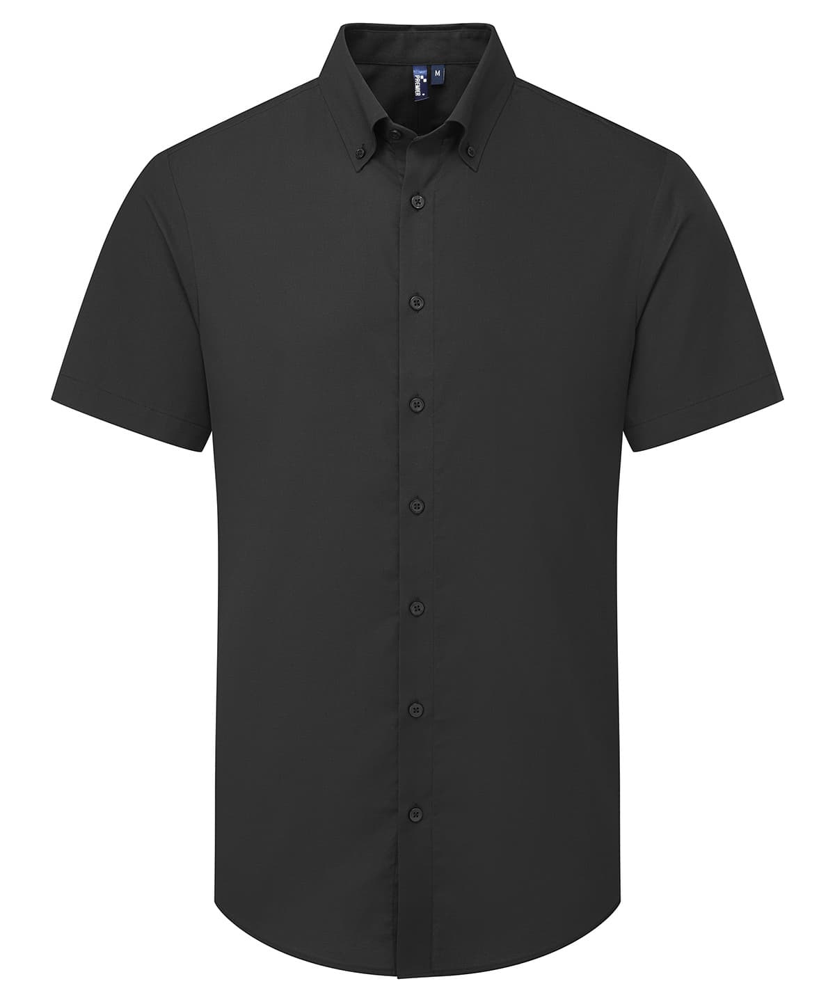 ‘Supreme’ Oxford short sleeve shirt — Size 2XL, Colour Black