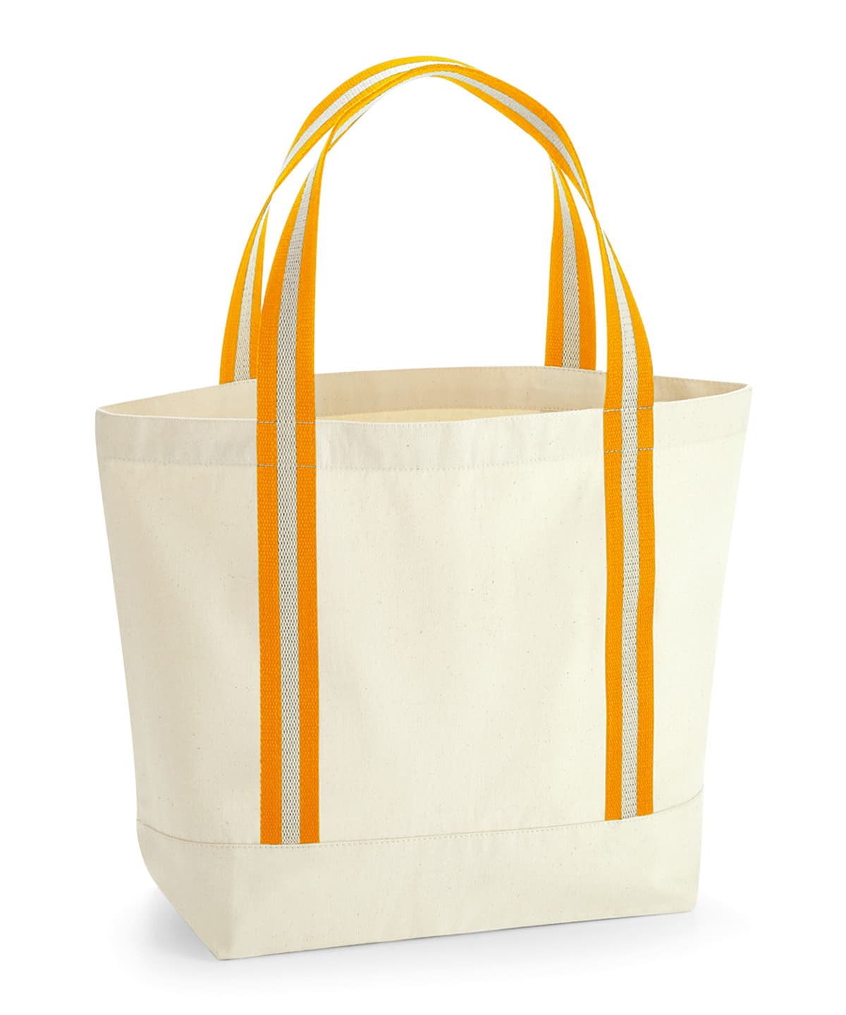 EarthAware® organic boat bag — Size One Size, Colour Natural/Amber