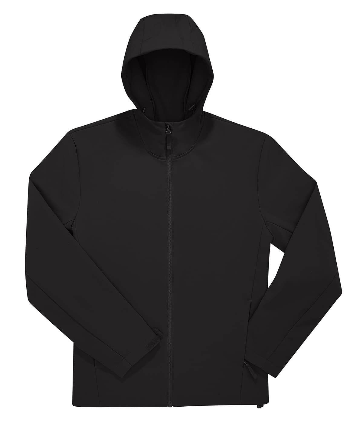 B&C Reset 3Lr® hooded softshell — Size 2XL, Colour Black*