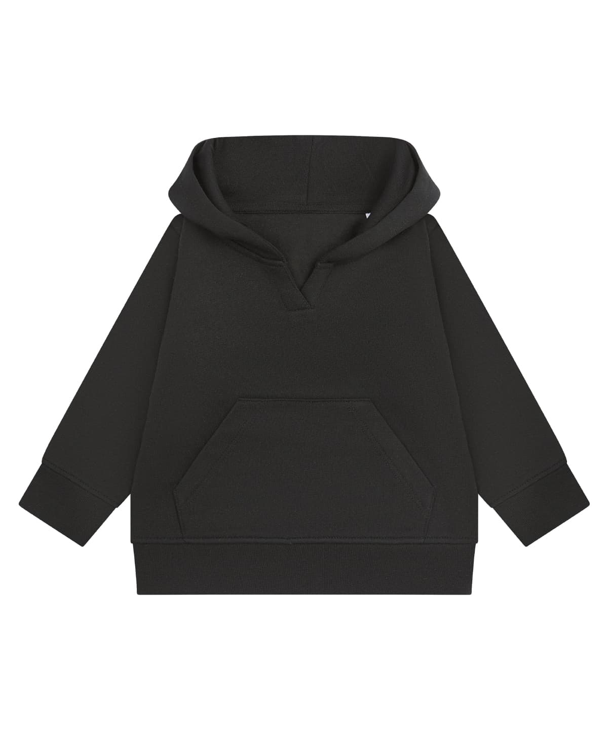 Kids sustainable hoodie — Size 0/6, Colour Black
