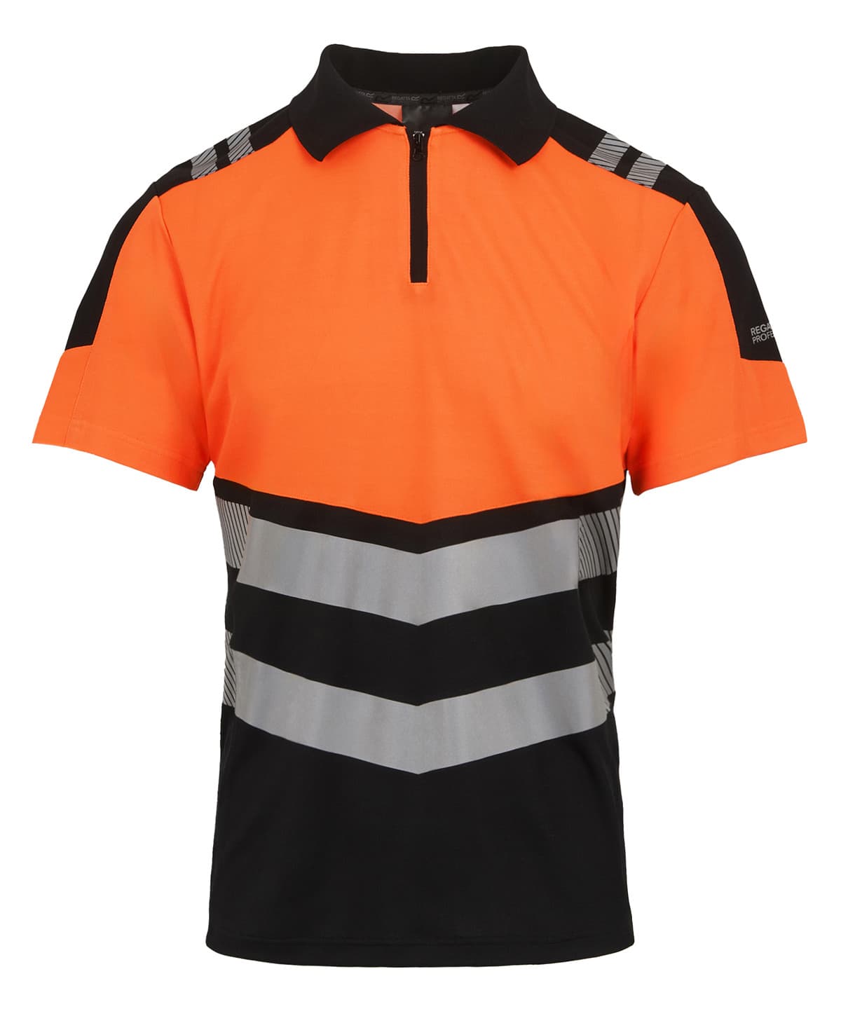 Hi-Vis X-Pro Polo (Class 1) — Size 3XL, Colour Black/Orange