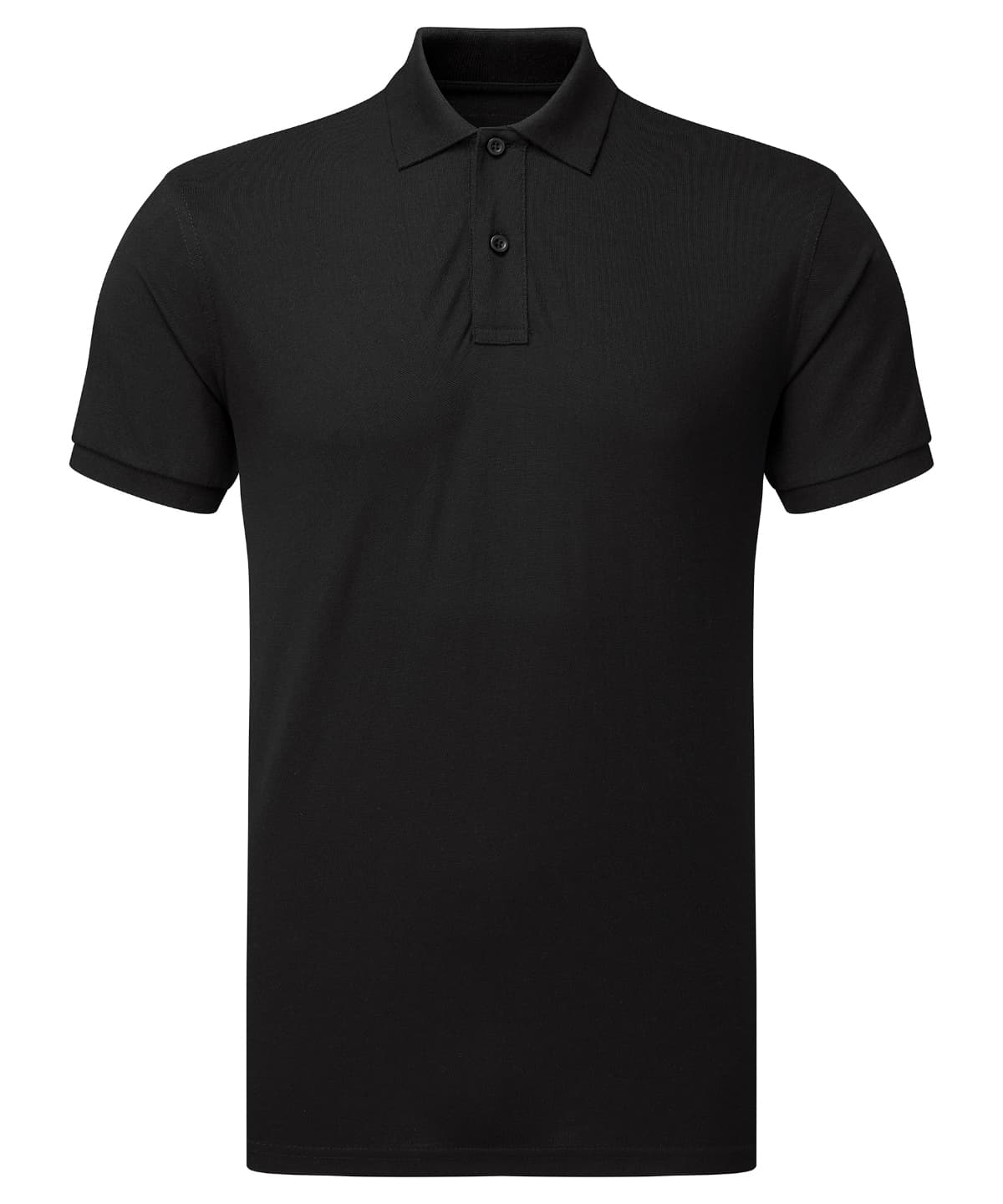Men’s polycotton blend polo — Size 2XL, Colour Black*