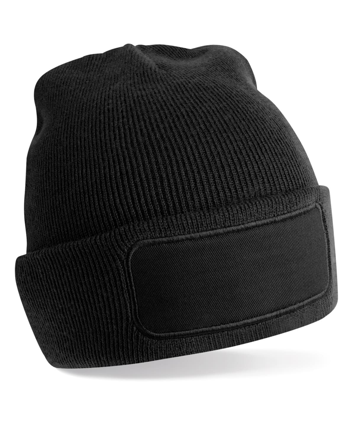 Recycled original patch beanie — Size One Size, Colour Black