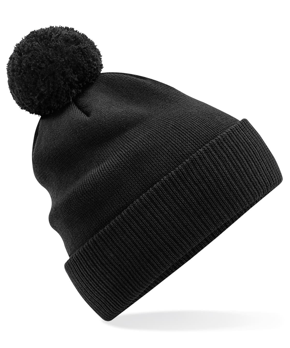 Organic cotton Snowstar® beanie — Size One Size, Colour Black
