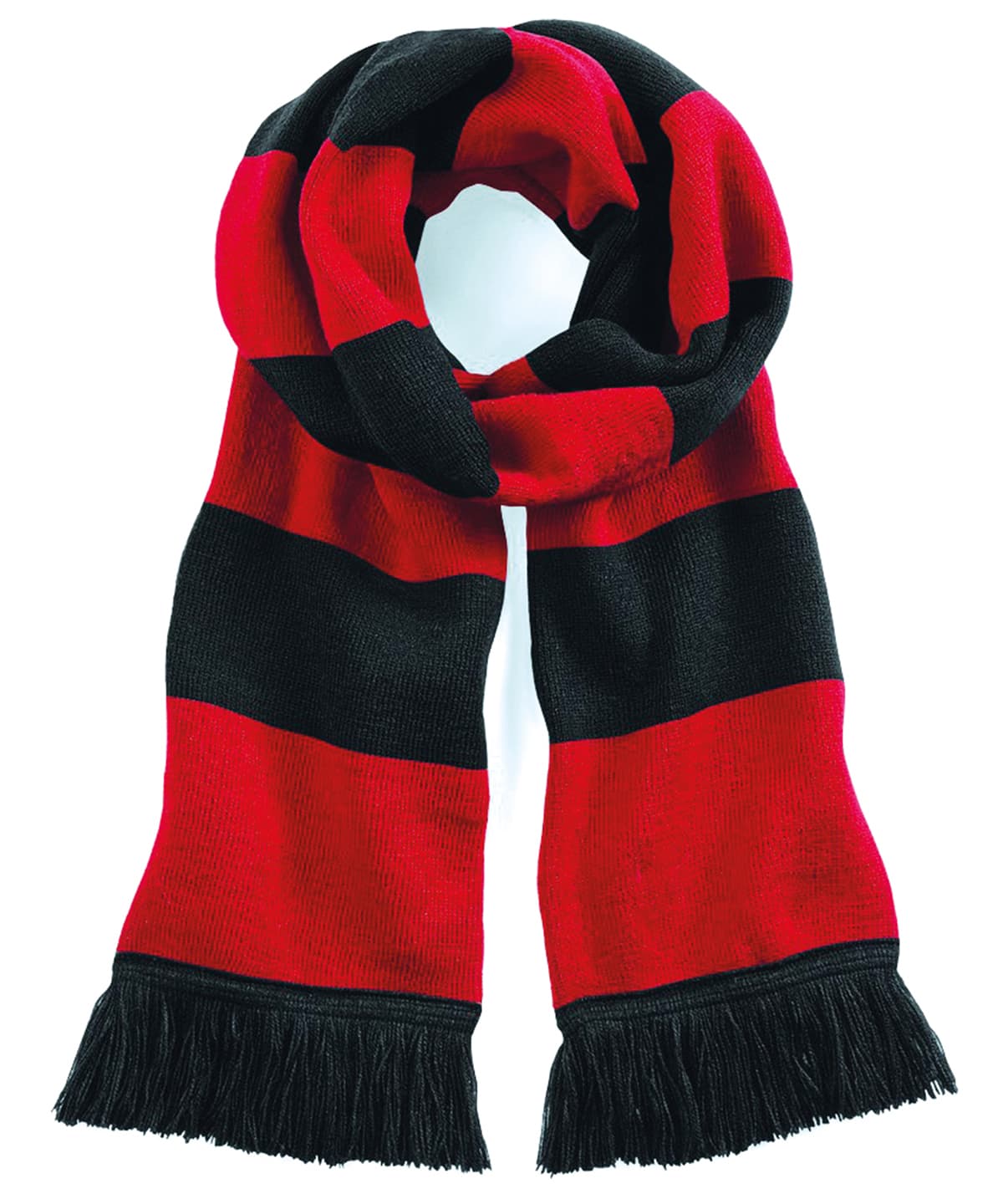 Stadium scarf — Size One Size, Colour Black/Classic Red