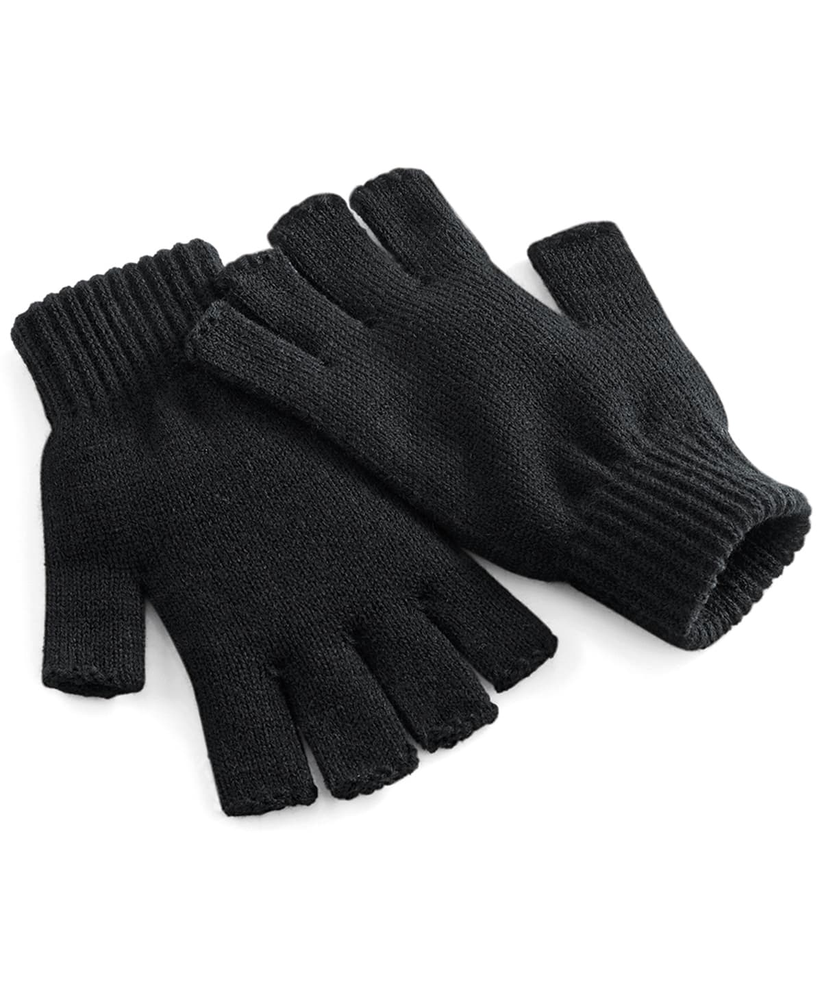 Fingerless gloves — Size LXL, Colour Black