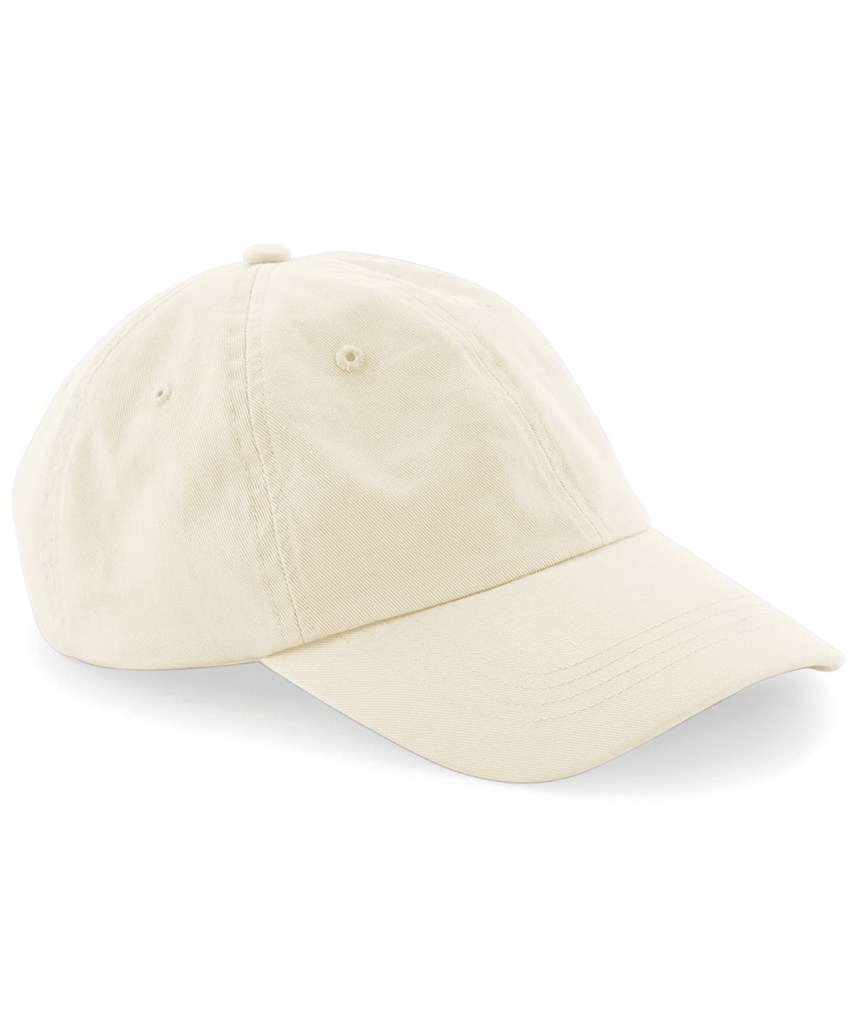 Low-profile 6-panel dad cap — Size One Size, Colour Beige