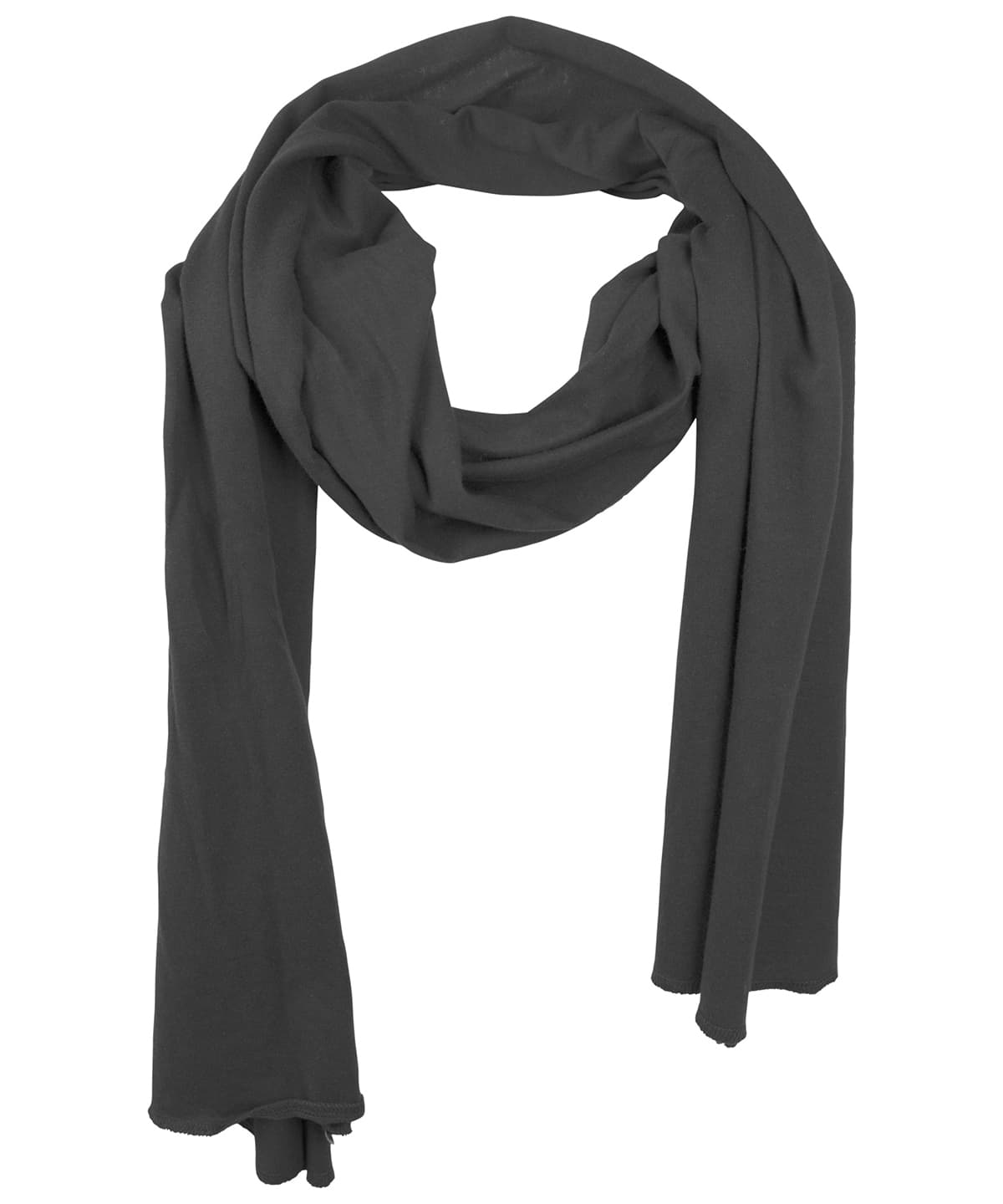 Jersey scarf — Size One Size, Colour Black
