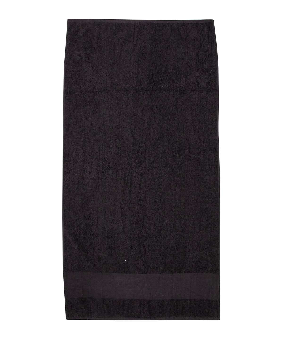 Printable border hand towel — Size One Size, Colour Black