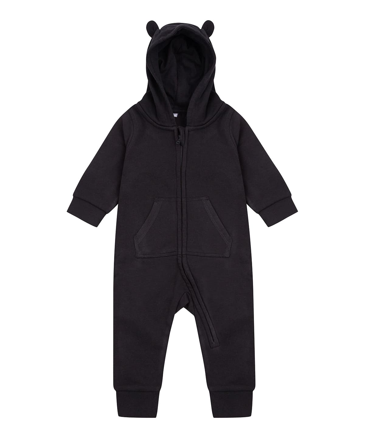 Fleece all-in-one — Size 1218, Colour Black