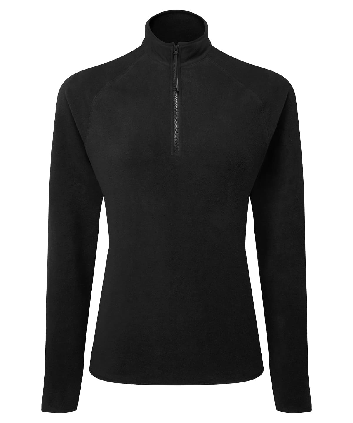 Women's TriDri® elements active fitted fleece — Size L, Colour Black
