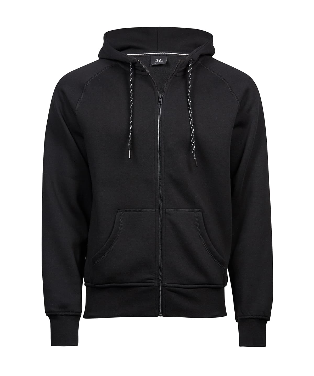 Fashion full-zip hoodie (5435) — Size 2XL, Colour Black