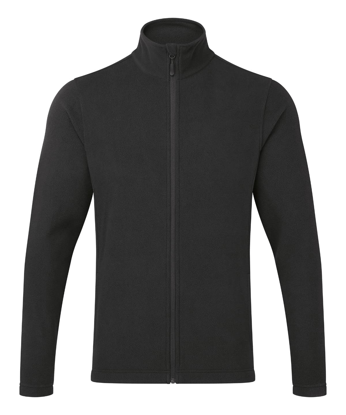 ‘Recyclight’ full-zip microfleece — Size 2XL, Colour Black