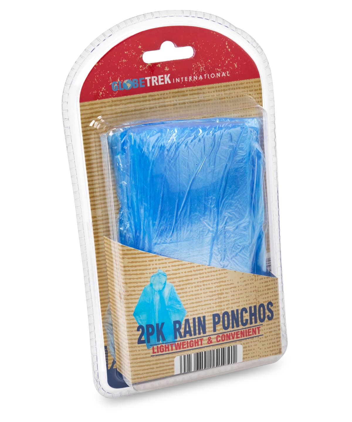 Rain ponchos (2-pack) — Size One size, Colour Blue