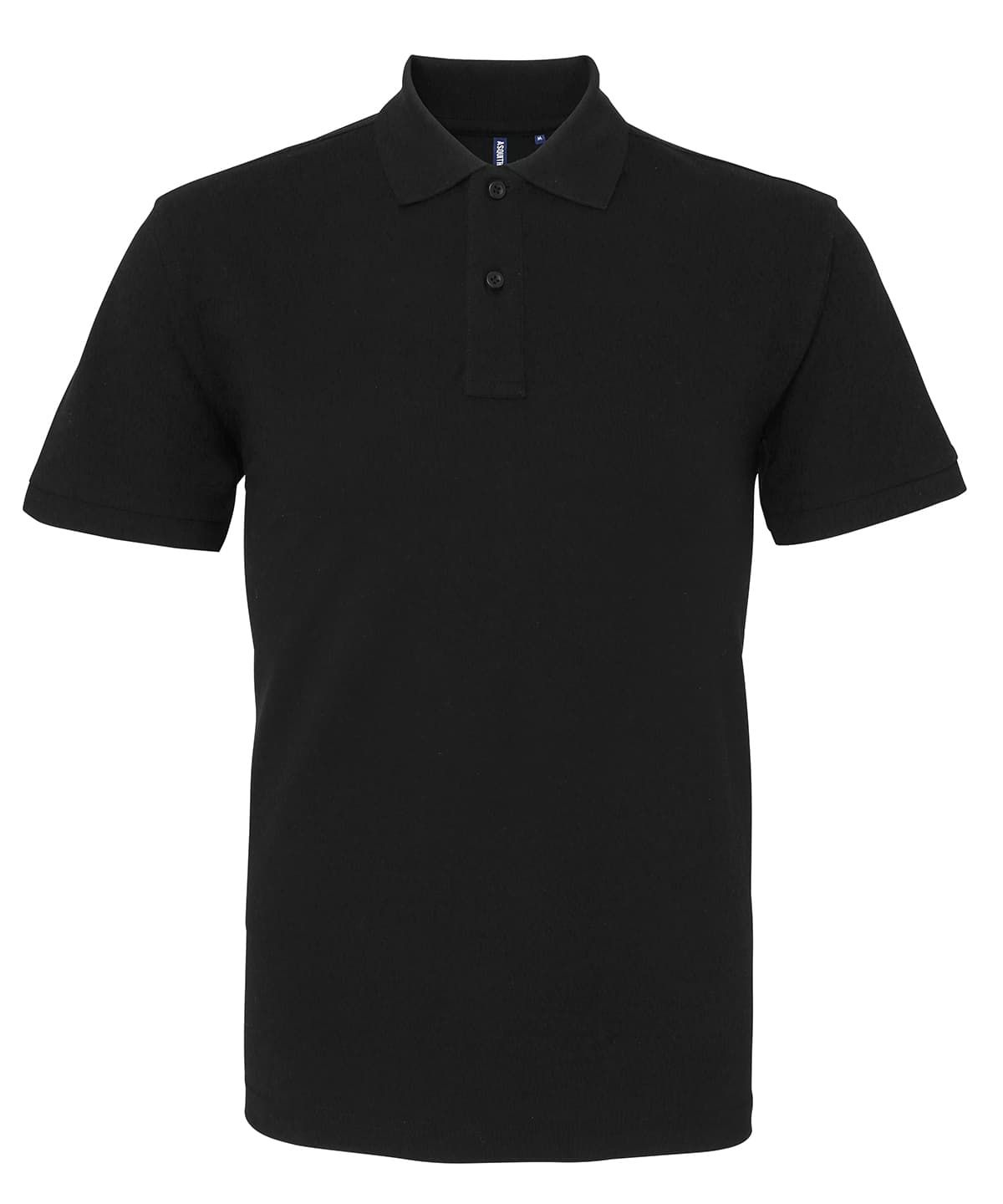 Men's organic polo — Size 2XL, Colour Black