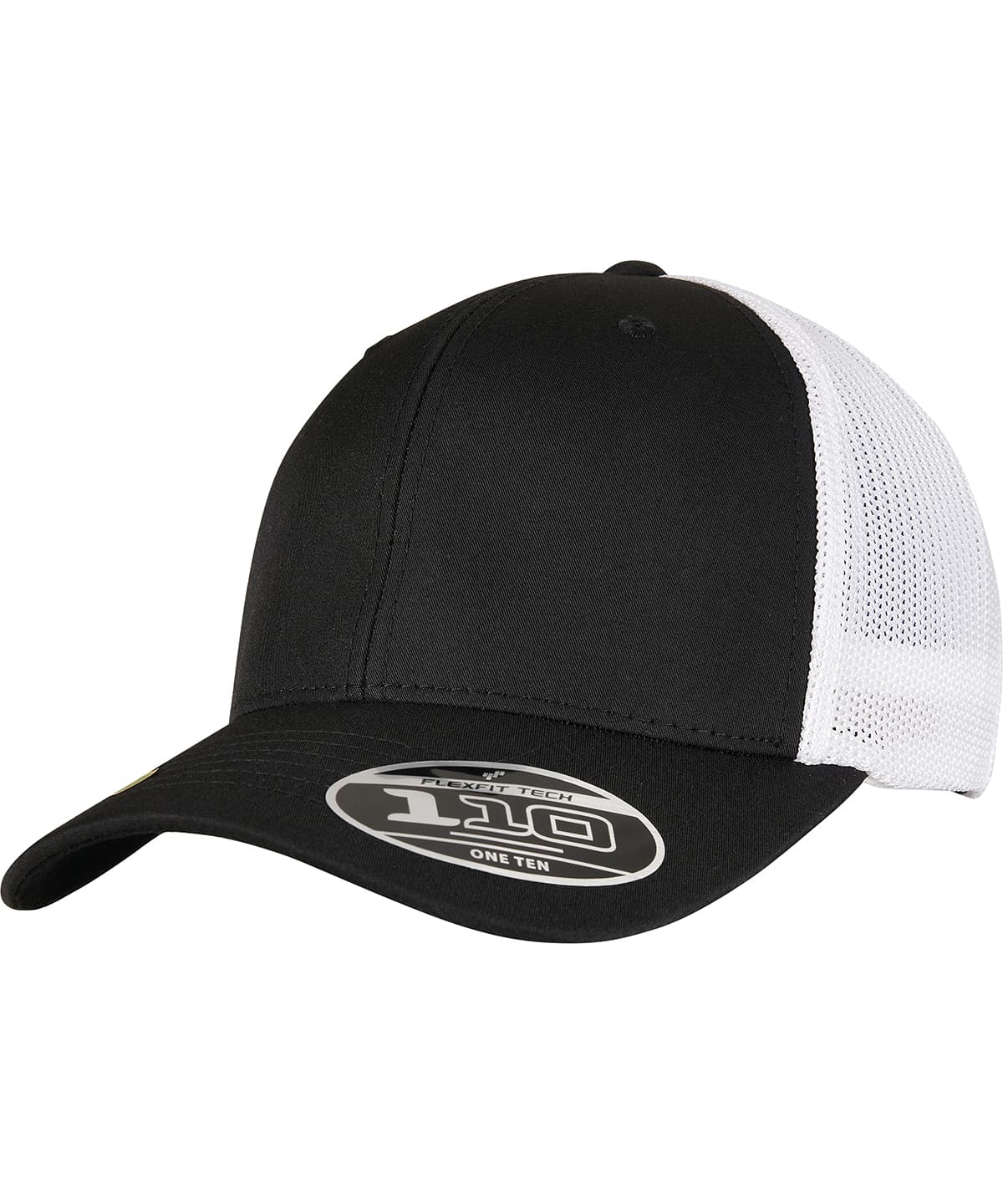Flexfit 110 recycled cap 2-tone (110RT) — Size One Size, Colour Black/White