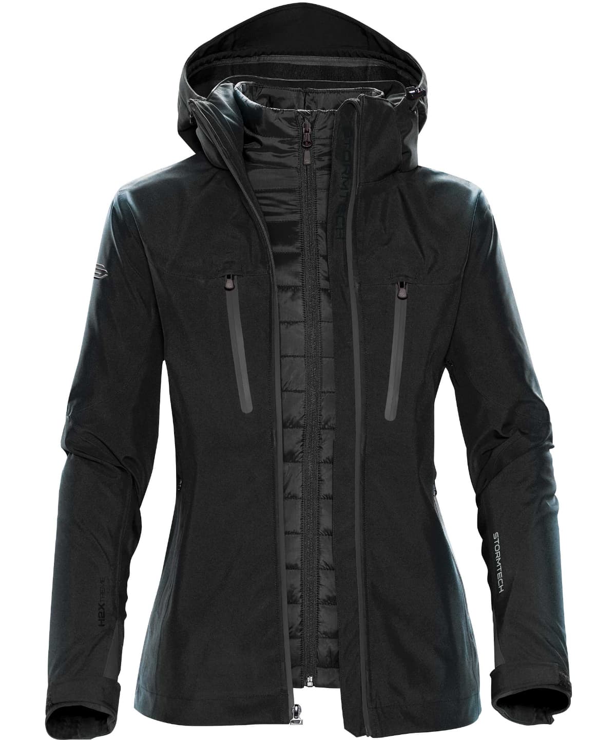 Women's Matrix system jacket — Size L, Colour Black/Carbon