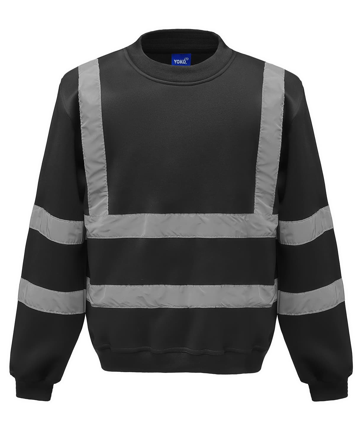 Hi-vis sweatshirt (HVJ510) — Size 2XL, Colour Black
