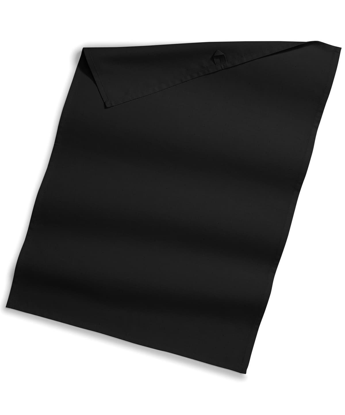 Organic cotton tea towel — Size One Size, Colour Black