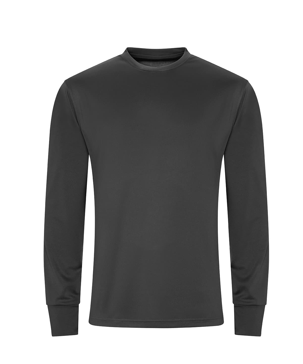 Long sleeve active T — Size 2XL, Colour Charcoal