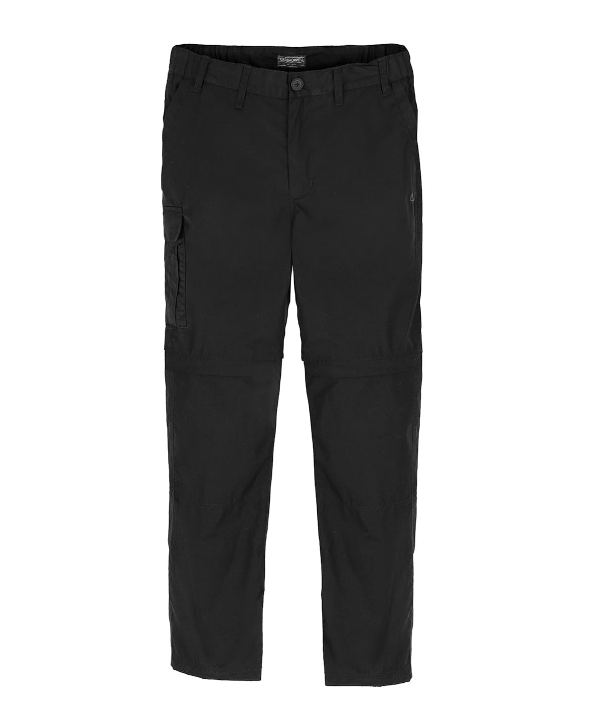 Expert Kiwi tailored convertible trousers — Size 30L, Colour Black