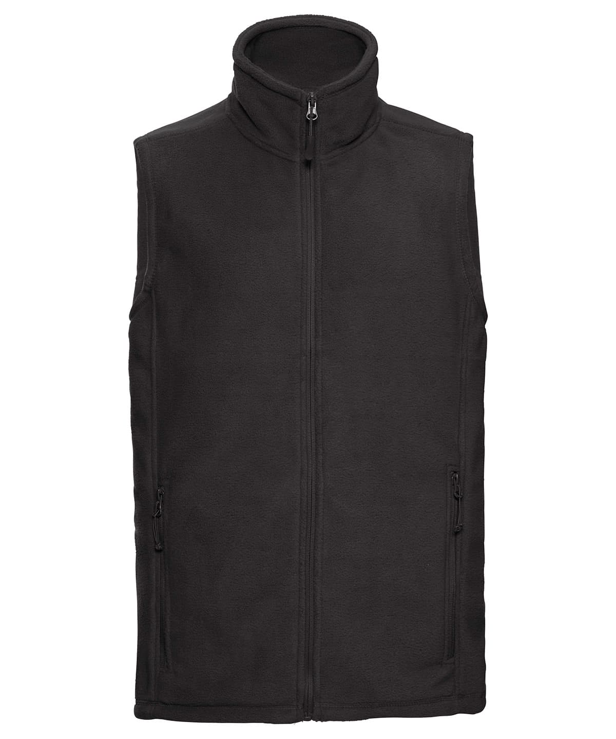 Outdoor fleece gilet — Size 2XL, Colour Black
